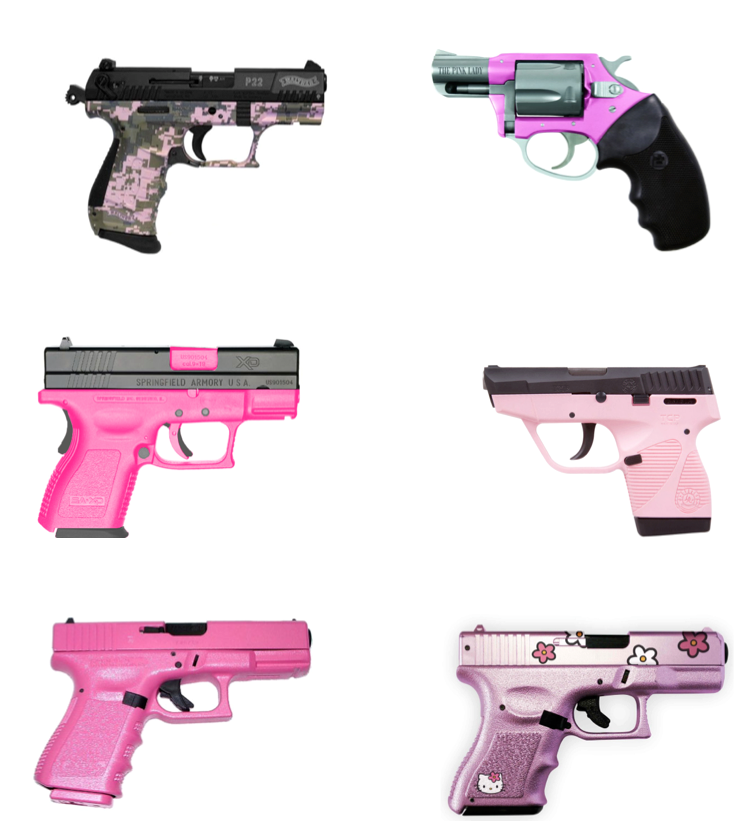 pink hello kitty handguns for women