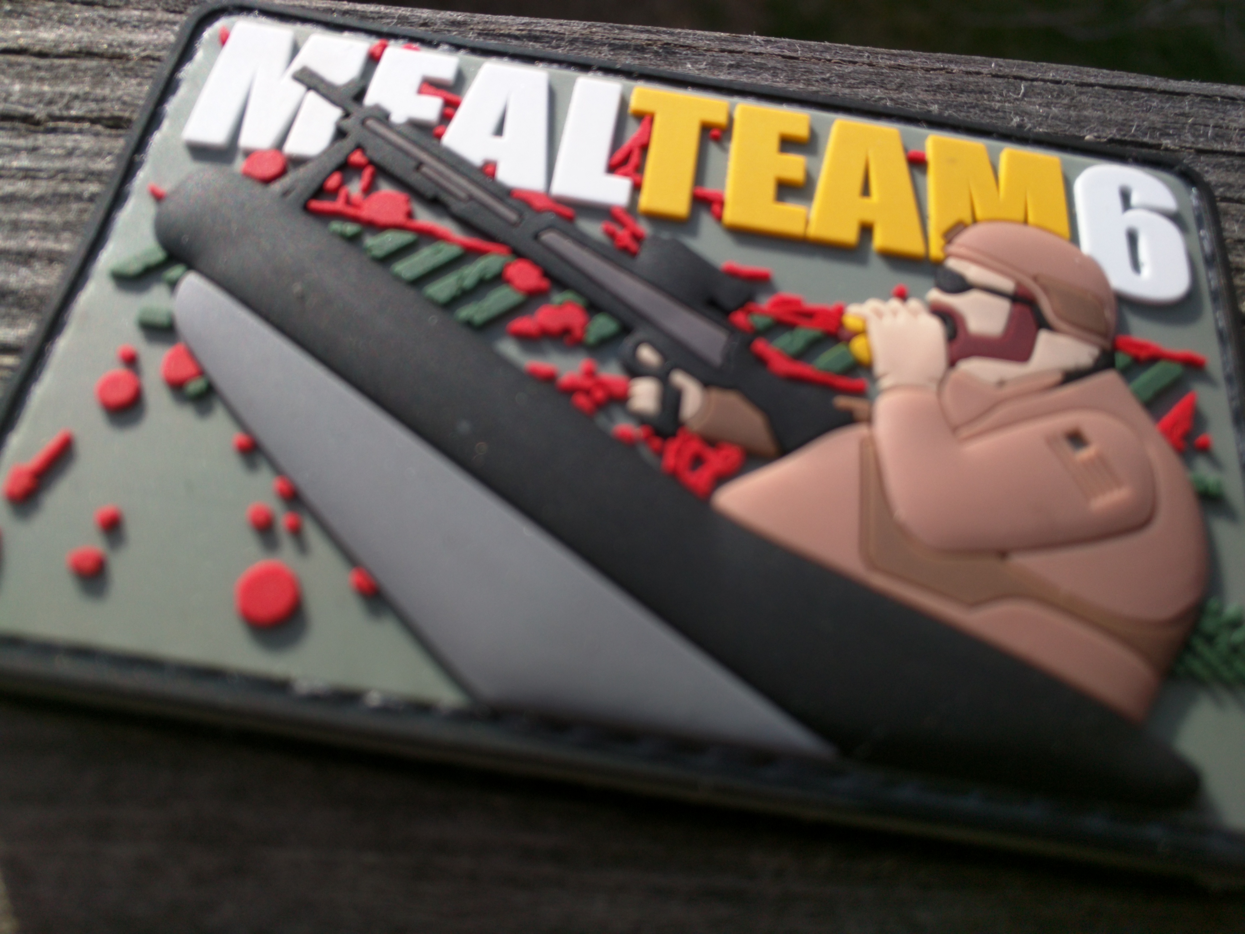 MEAL TEAM 6 PVC Morale Patch Limited Availability.