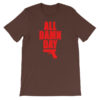 All Damn Day - Glock - Unisex short sleeve t-shirt - Image 3