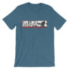 WLS LOGO – CALIFORNIA – UNISEX SHORT SLEEVE T-SHIRT - Image 8