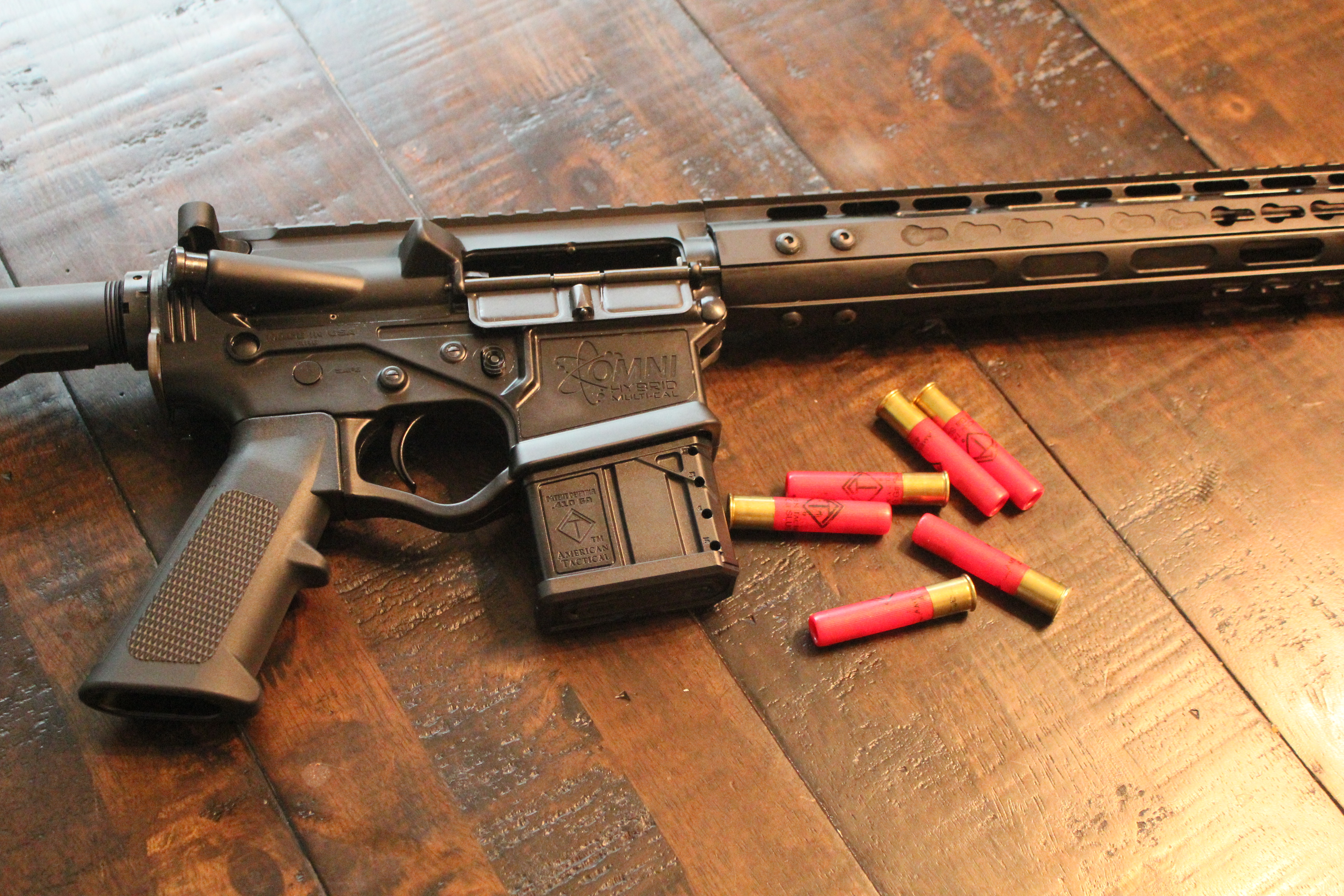 Our look at the ATI OMNI Hybrid AR-15 .410.