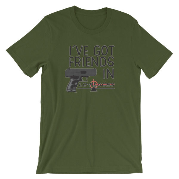 I've got friends in lo-places Short-Sleeve Unisex T-Shirt - Image 7