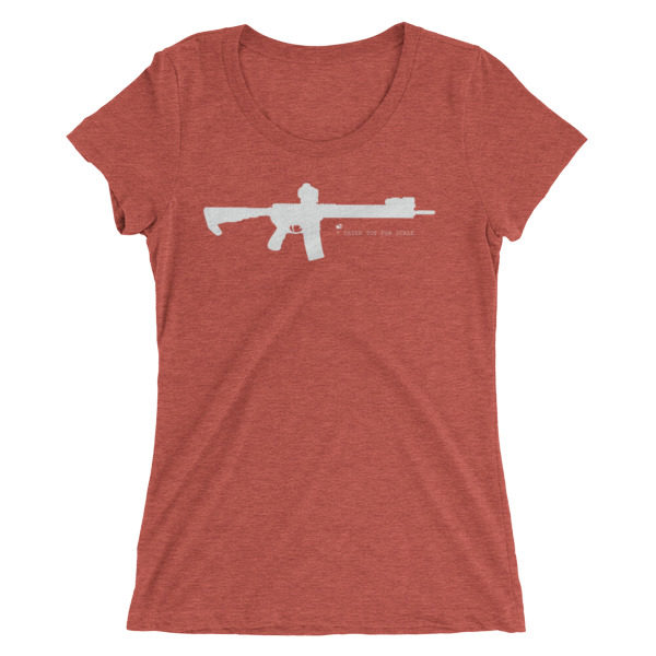Tater tot for scale! Ladies' short sleeve t-shirt - Image 6
