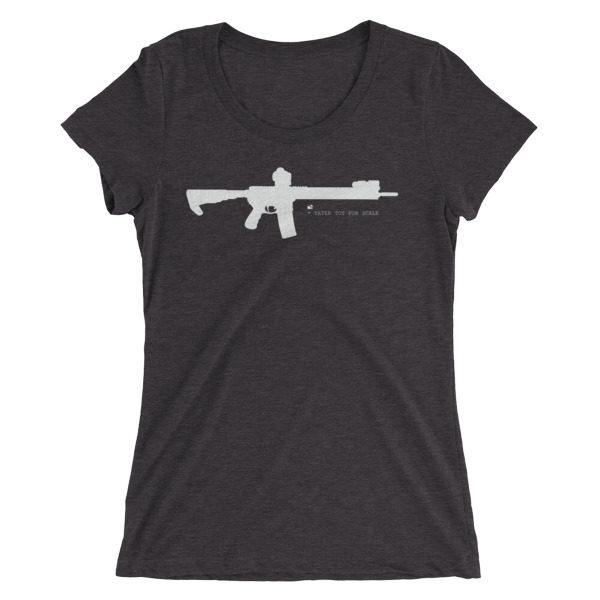 Tater tot for scale! Ladies' short sleeve t-shirt - Image 2