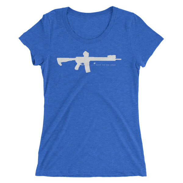 Tater tot for scale! Ladies' short sleeve t-shirt - Image 11