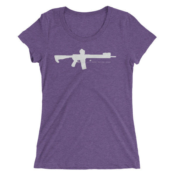 Tater tot for scale! Ladies' short sleeve t-shirt - Image 4