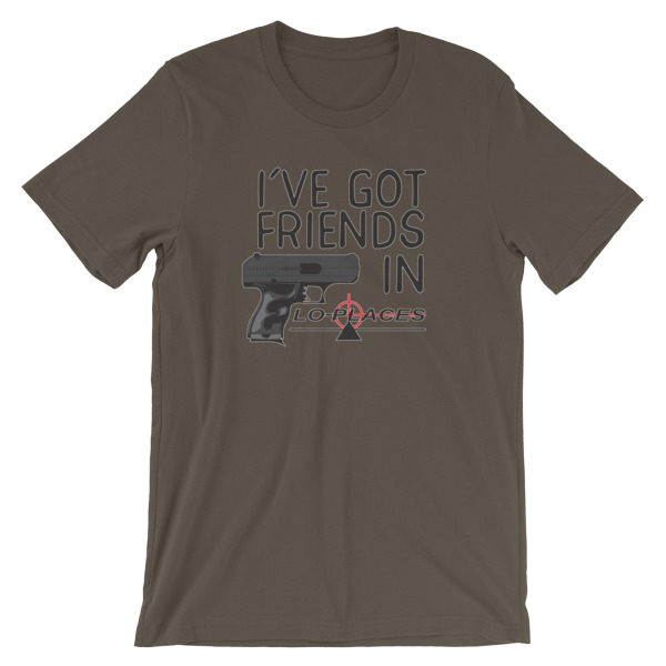 I've got friends in lo-places Short-Sleeve Unisex T-Shirt - Image 10