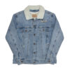 Light denim WLS - Unisex denim sherpa jacket
